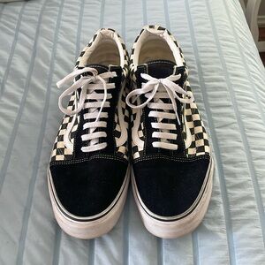 Vans Old Skool Primary Check Shoes - Size 15